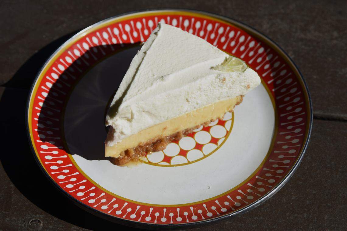 The key lime pie is a year-round favorite at Foster’s Market in Durham.