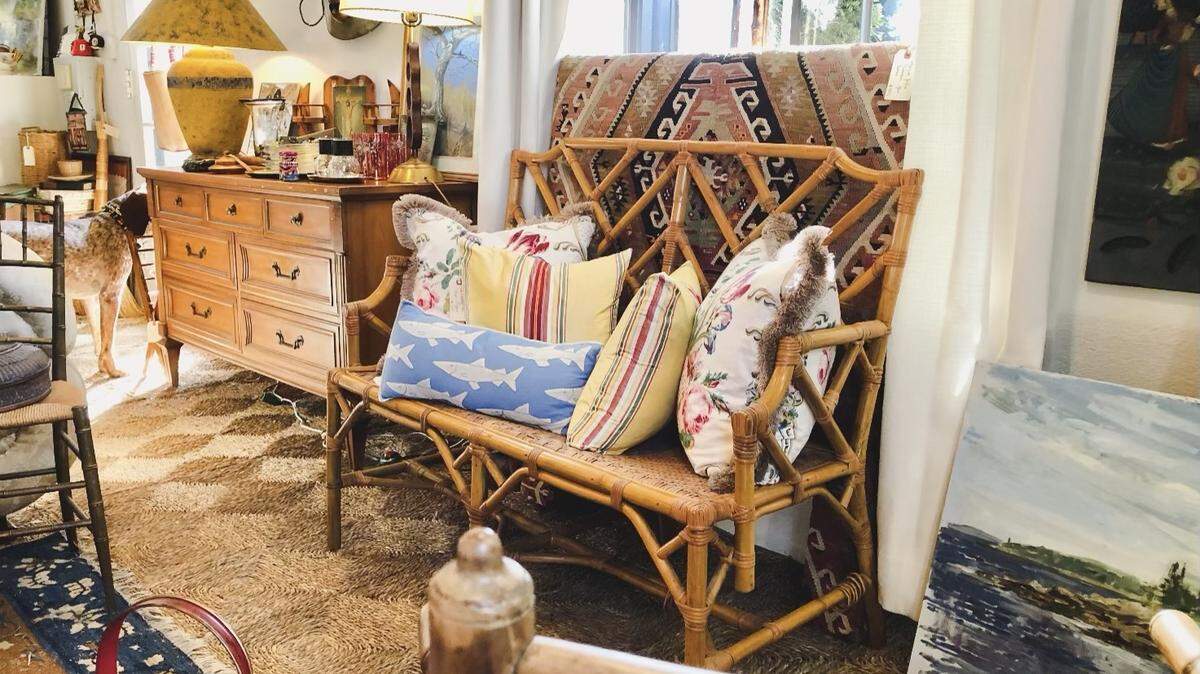 Charlotte Smith Jeffers, the owner of Raleigh home decor store Union Camp Collective, sells everything to furnish “floor to ceiling.”