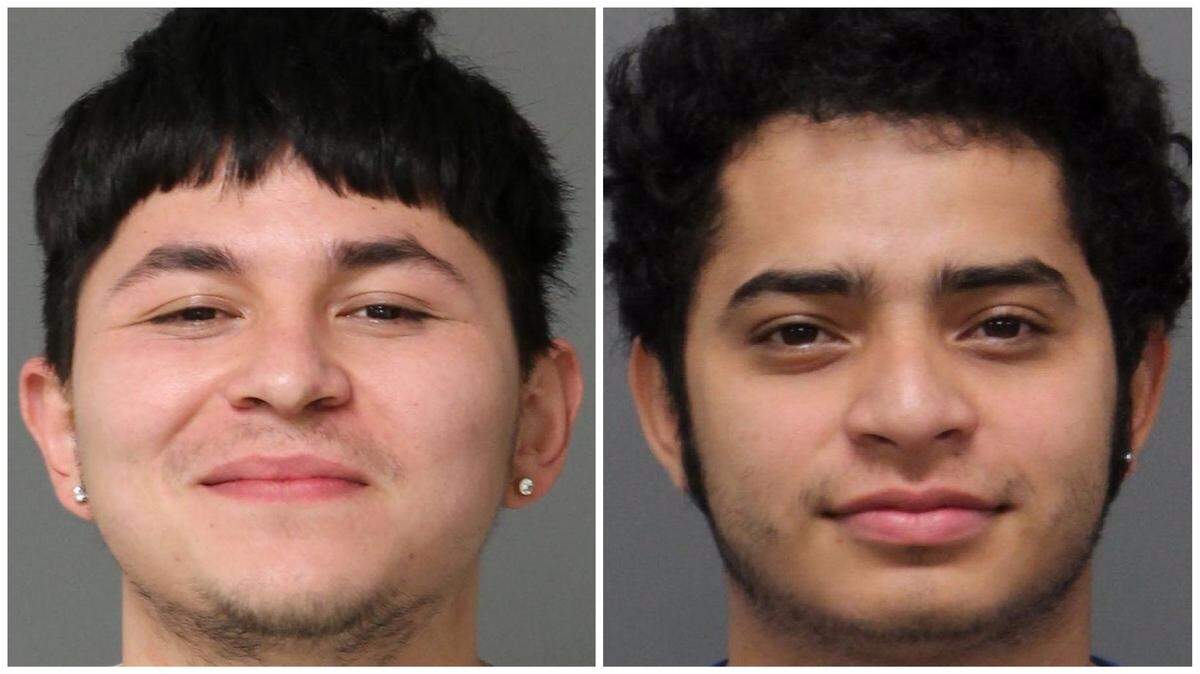 Erick Alexander Contreras-Gonzalez, left, and Ludwin Espinal-Alvares were detained by Raleigh police on March 19, 2018.