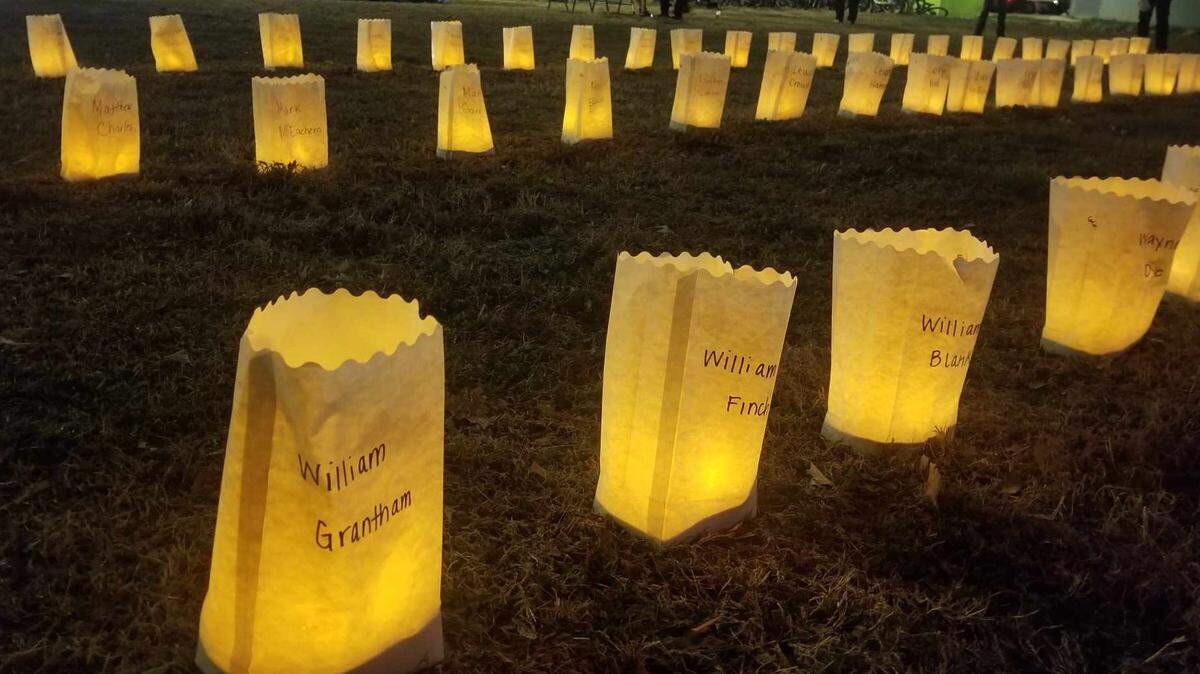A memorial was held on Dec. 21, 2023, to remember the 75 people who died while homeless in Wake County.