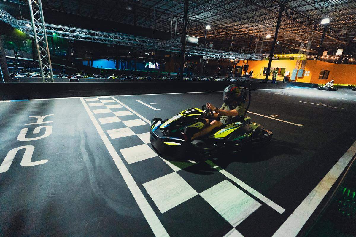 ParTee Shack’s Greensboro location offers a go-kart track in addition to mini golf.