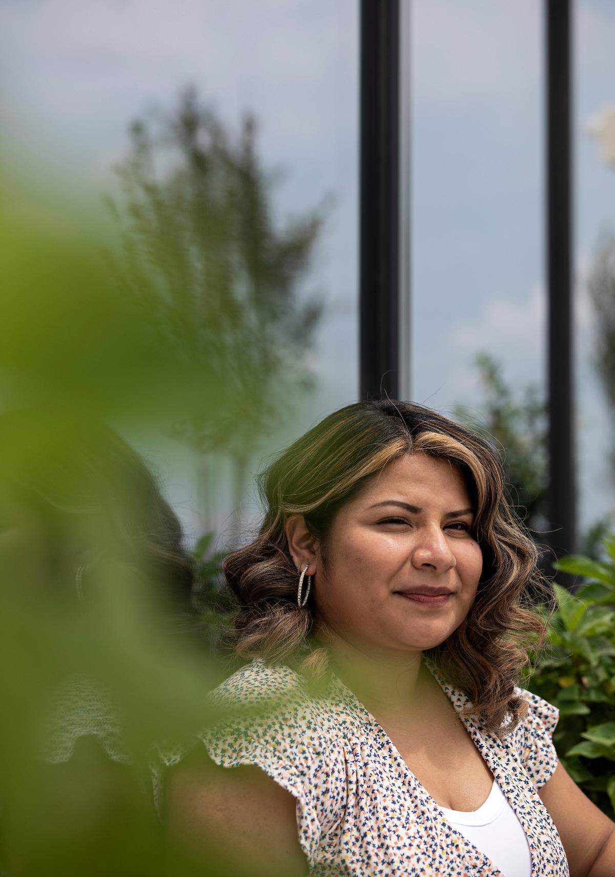 Jocelyn Casanova, 26, is photographed at Pendo’s Raleigh, N.C. office on Friday, June 3, 2022. Casanova, who began in the DACA program in 2014, works as a senior technical engineer for Pendo.