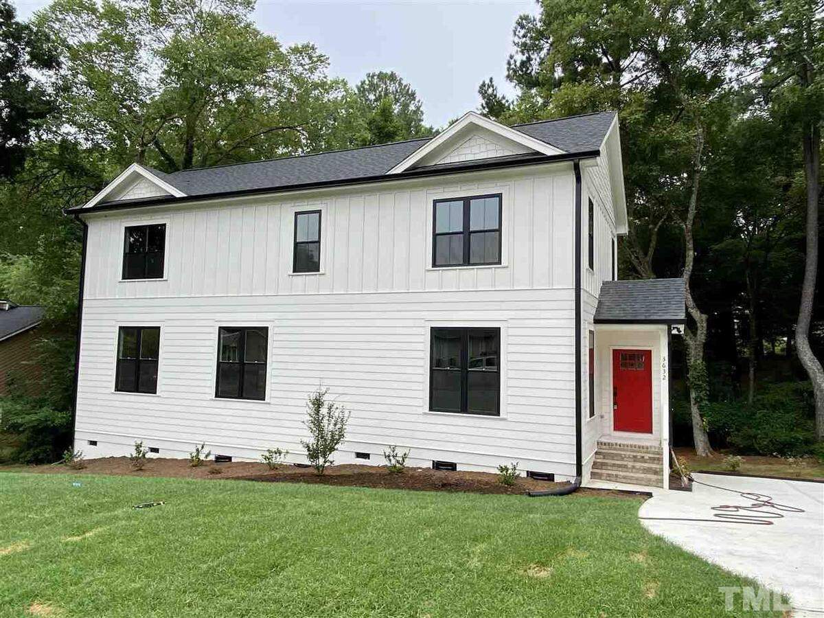 A home for sale as Aug. 6, 2021 in Durham at 3632 Shrewsbury Street for $505,000 with three bedrooms, 2.5 bathrooms and 2,334 square feet.