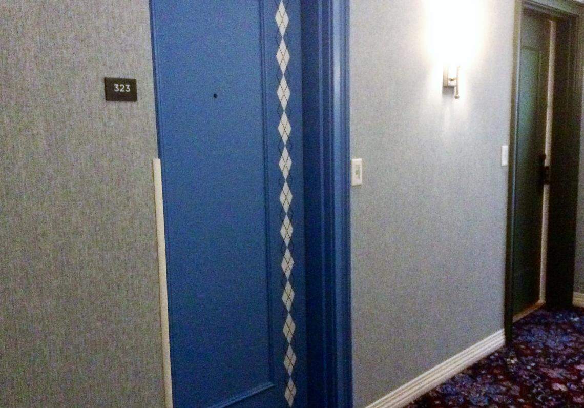 Room 323 is a near-perfect replica of the Granville Towers dorm room in which Michael Jordan lived while attending UNC as a freshman. Jordan wore the No. 23 jersey for UNC and the Chicago Bulls, and The Graduate hotel is the company’s 23rd hotel. Graduate officials did not allow photos or videos to be taken inside the room.