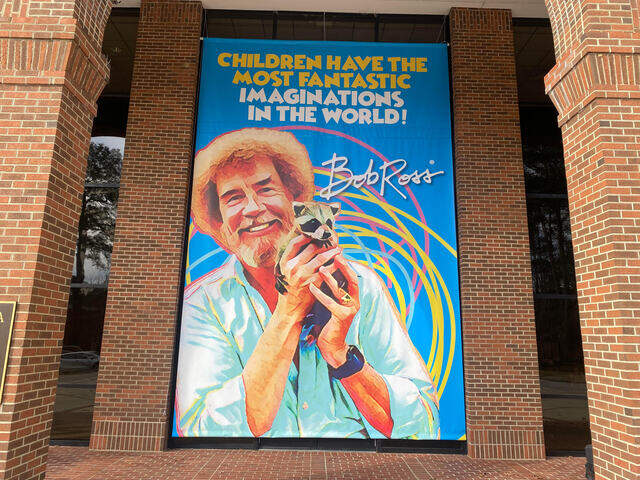 Bob Ross ‘Joy of Painting’ art on exhibit in Rocky Mount NC | Raleigh ...