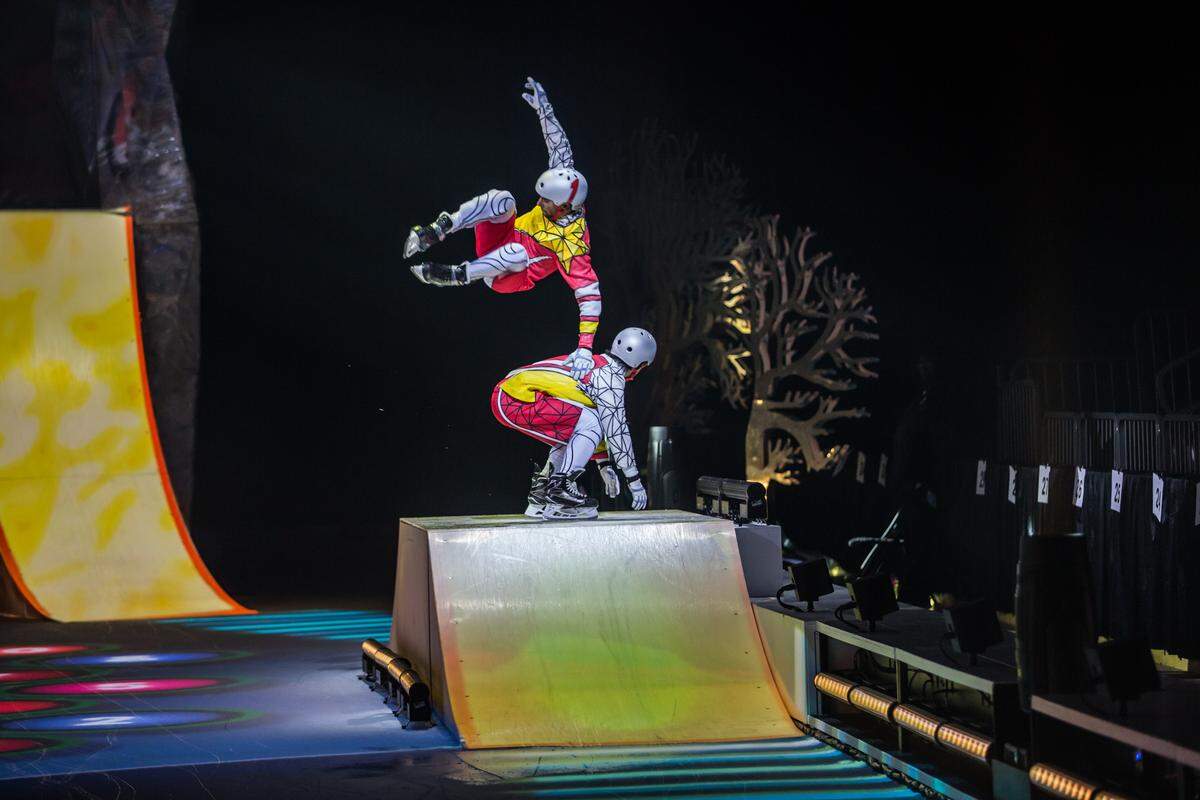 “CRYSTAL” from Cirque du Soleil is a physically demanding show for its cast to pull off.