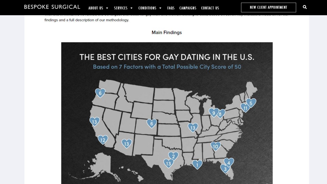 Southern cities among best for gay dating scene — but not in North Carolina, study says