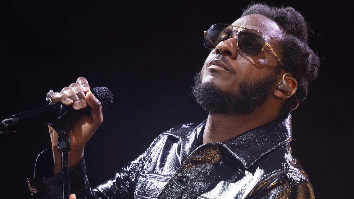 at Red Hat Amphitheater in Raleigh, N.C., Friday night, Sept. 12, 2025.