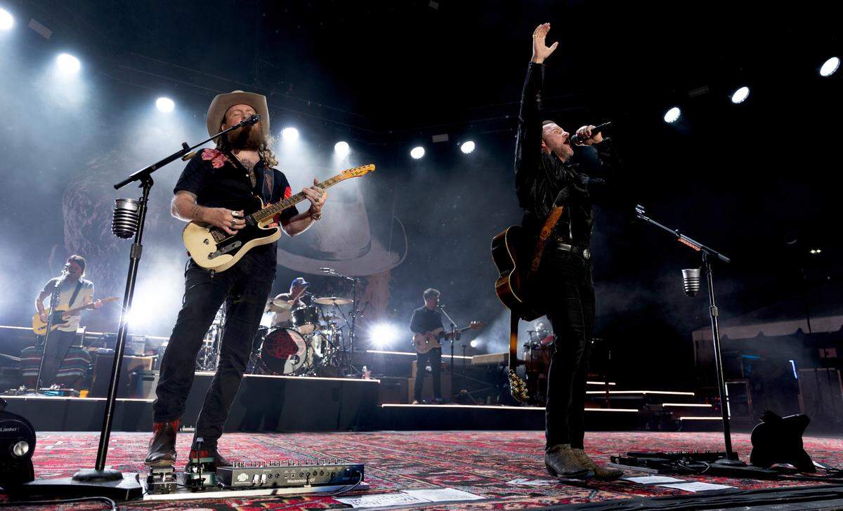 Grammy-winning duo Brothers Osborne bring their “Might As Well Be Me” tour to Red Hat Amphitheater, Saturday night, June 8, 2024.