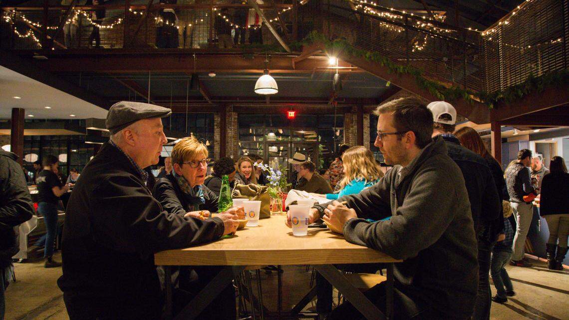 Transfer Co. Food Hall held a Deck the Hall event Monday, Dec. 17, 2018.