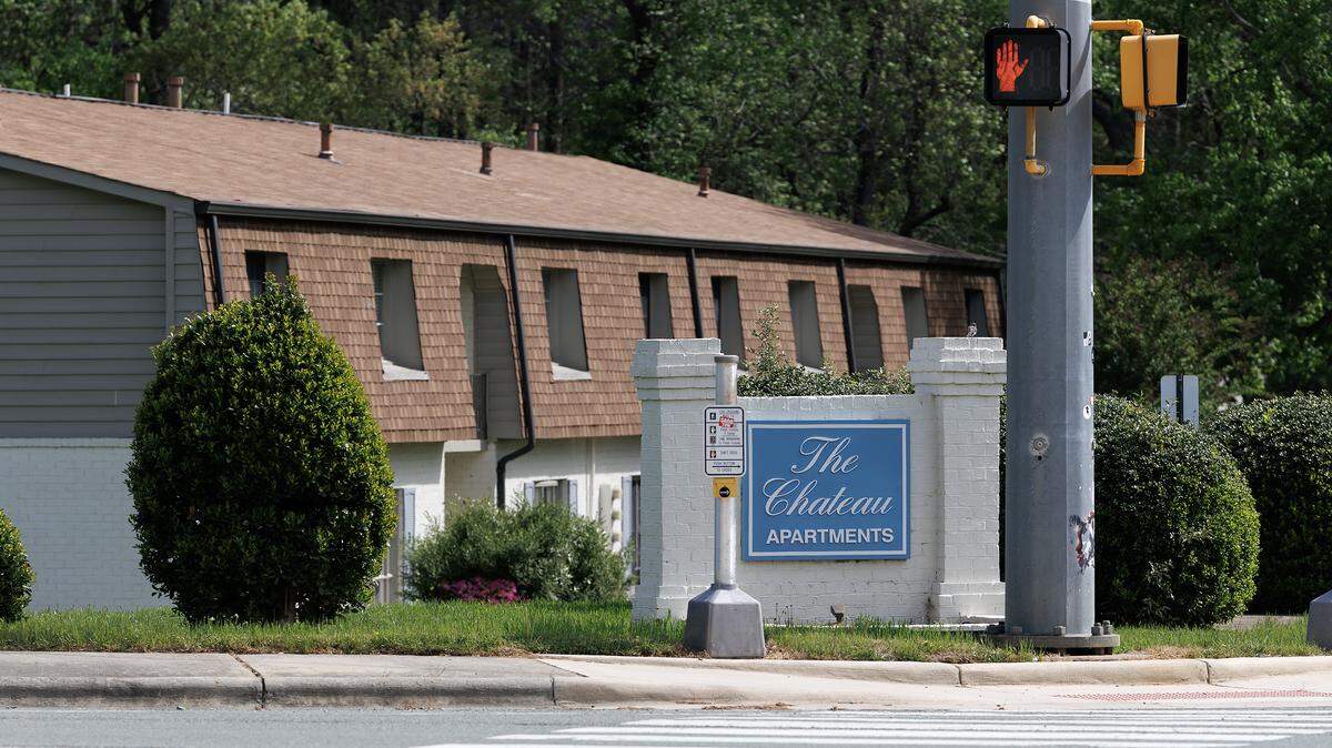 Chateau Apartments is pictured in Carrboro, N.C. on Wednesday, April 8, 2026.