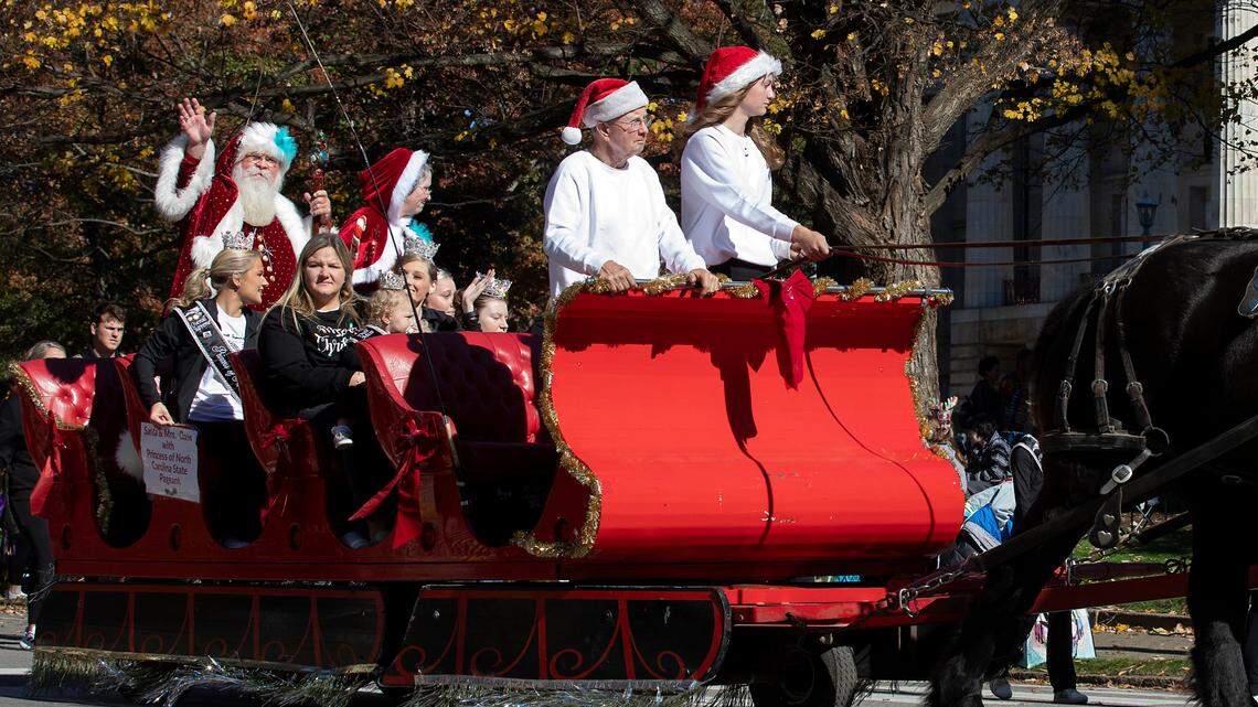 Unmotorized but unfazed, Raleigh Christmas parade marches to a familiar beat