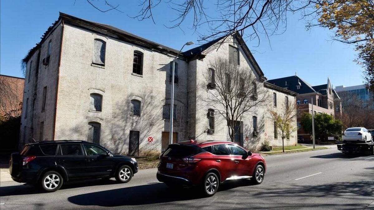 The old steam plant on Raleigh’s Caswell Square is owned by the state of North Carolina.