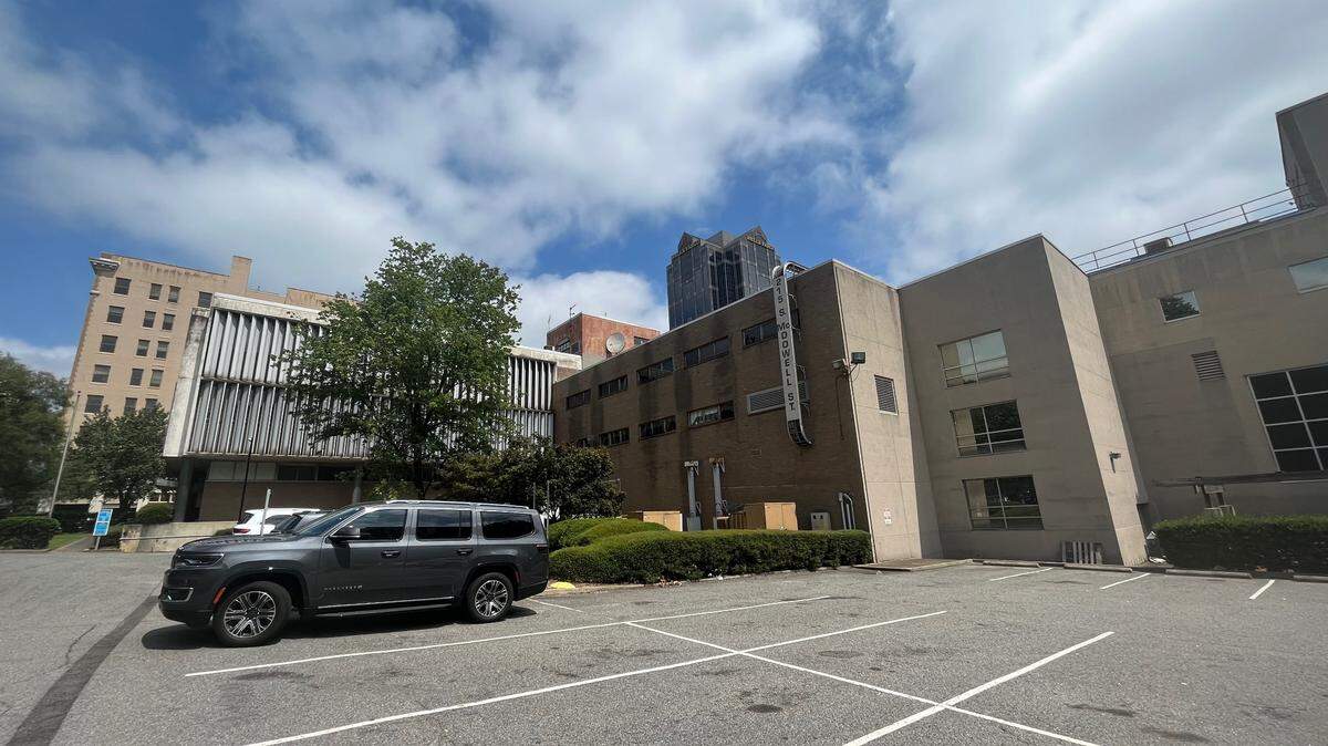 The former News & Observer at 215 S. McDowell St. in downtown Raleigh is now owned by a California-based real estate investment firm. The building has been vacant for five years. (News and Observer photo)