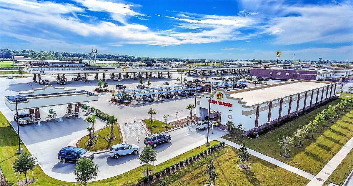 Buc-ee’s is most famous for its snacks, including caramel-coated corn puff Beaver Nuggets, and for its award-winning “cleanest restrooms in America.”