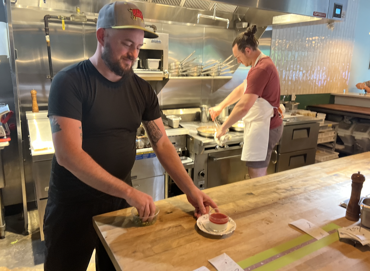 Tesoro is a neighborhood eatery in downtown Carrboro. The 18-seat Italian restaurant’s menu is seasonal, with French and Croatian influences.