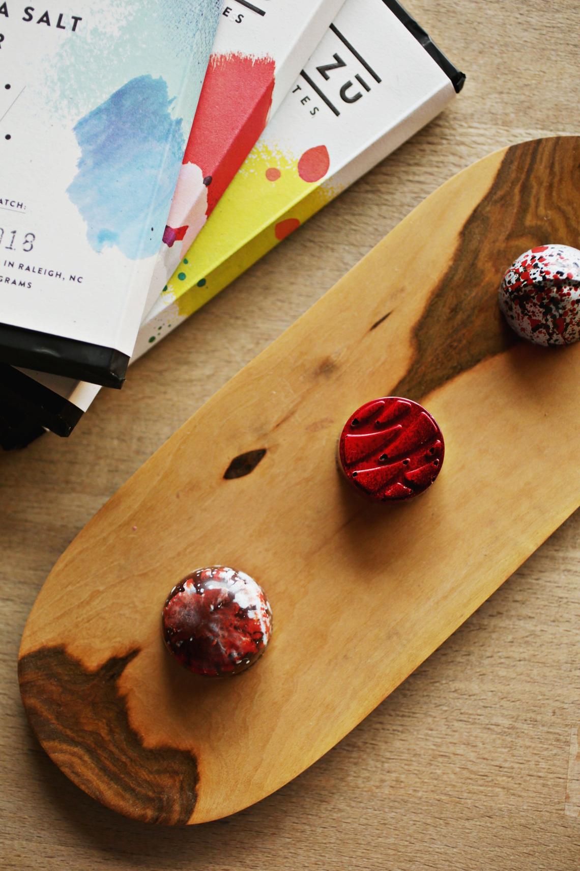 Artisanal chocolate bars and truffles are just a few of the sweet delights served up at Escazu Artisan Chocolates in Raleigh.