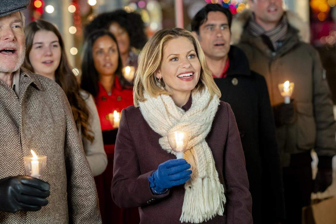 Candace Cameron Bure in the Hallmark movie “Christmas Town.”