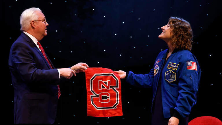 Going to the moon ‘for all’: NASA astronaut Christina Koch comes home to NC State