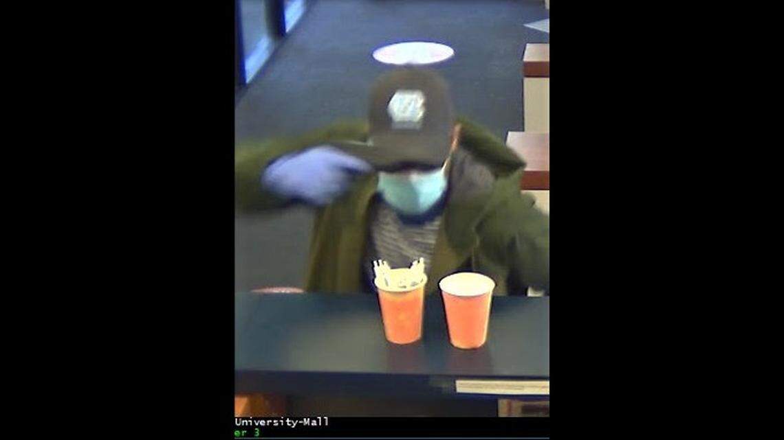 The Chapel Hill Police Department is seeking this man in an armed robbery at the PNC Bank at 841 Willow Drive. 