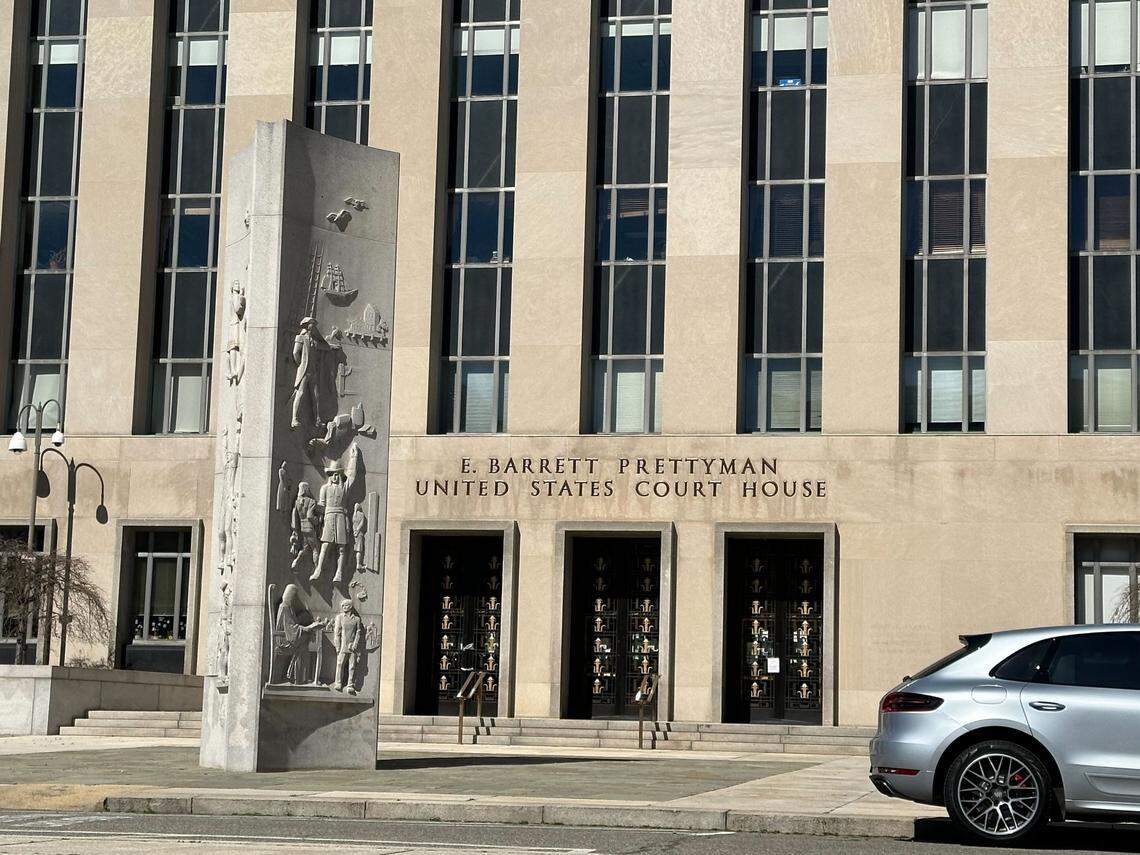 The federal courthouse in Washington, D.C.