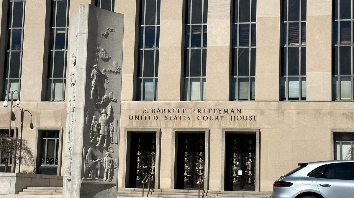 The federal courthouse in Washington, D.C.