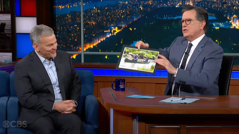NC Gov. Josh Stein joined Stephen Colbert’s show, encourages WNC tourism. What was said?