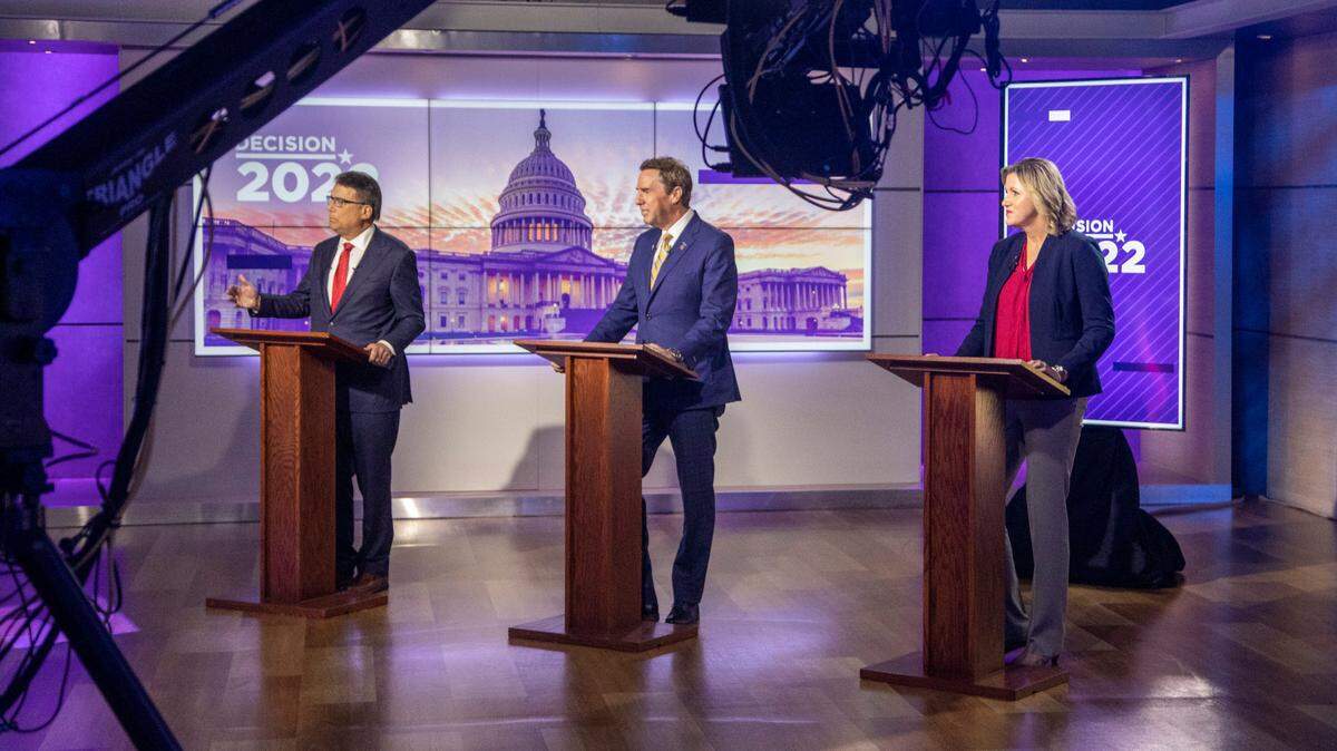 NC Republican Senate hopefuls focus on Ted Budd’s absence from debate stage