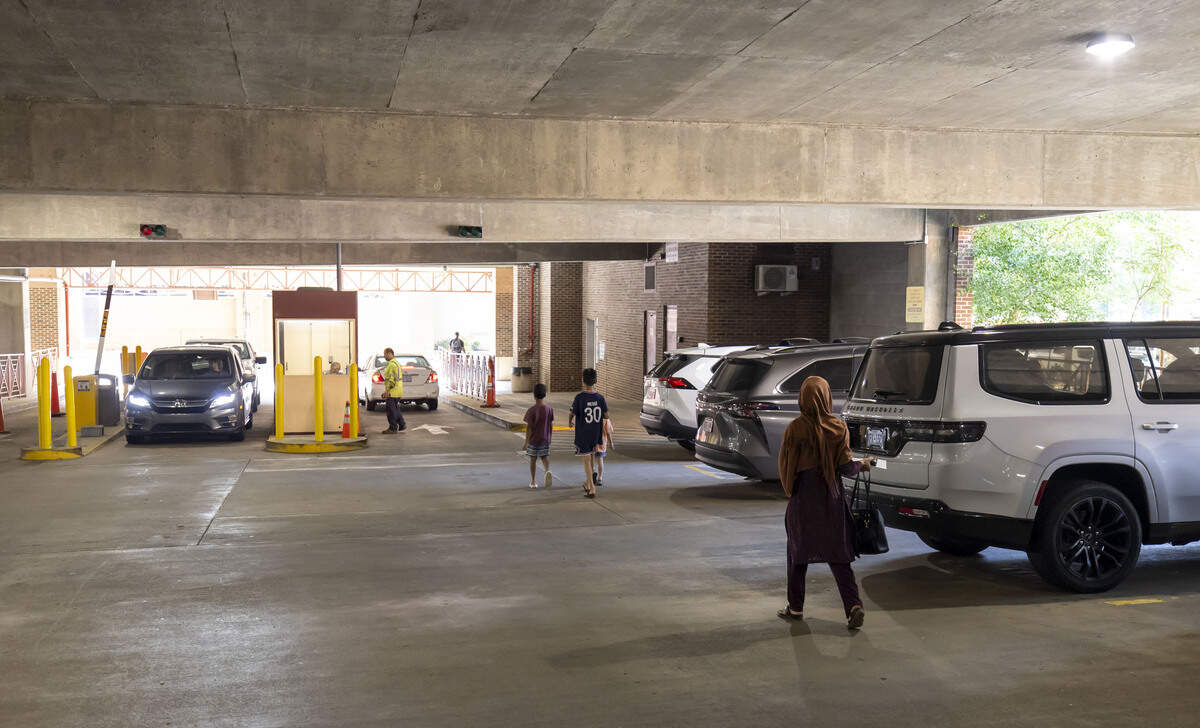 The interior of the Wilmington Street Station parking deck, located across Blount Street from the Marbles Museum, on Thursday, July 2, 2026 in Raleigh, N.C. The deck is a popular option for museum visitors, that offers free two-hour parking.