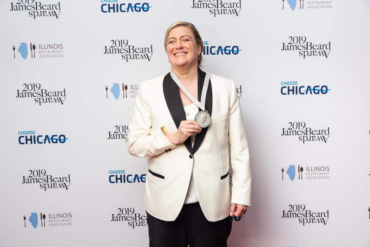 Chef Ashley Christensen, who owns Poole’s Diner in Raleigh, won the 2019 Outstanding Chef award from the James Beard Foundation. 