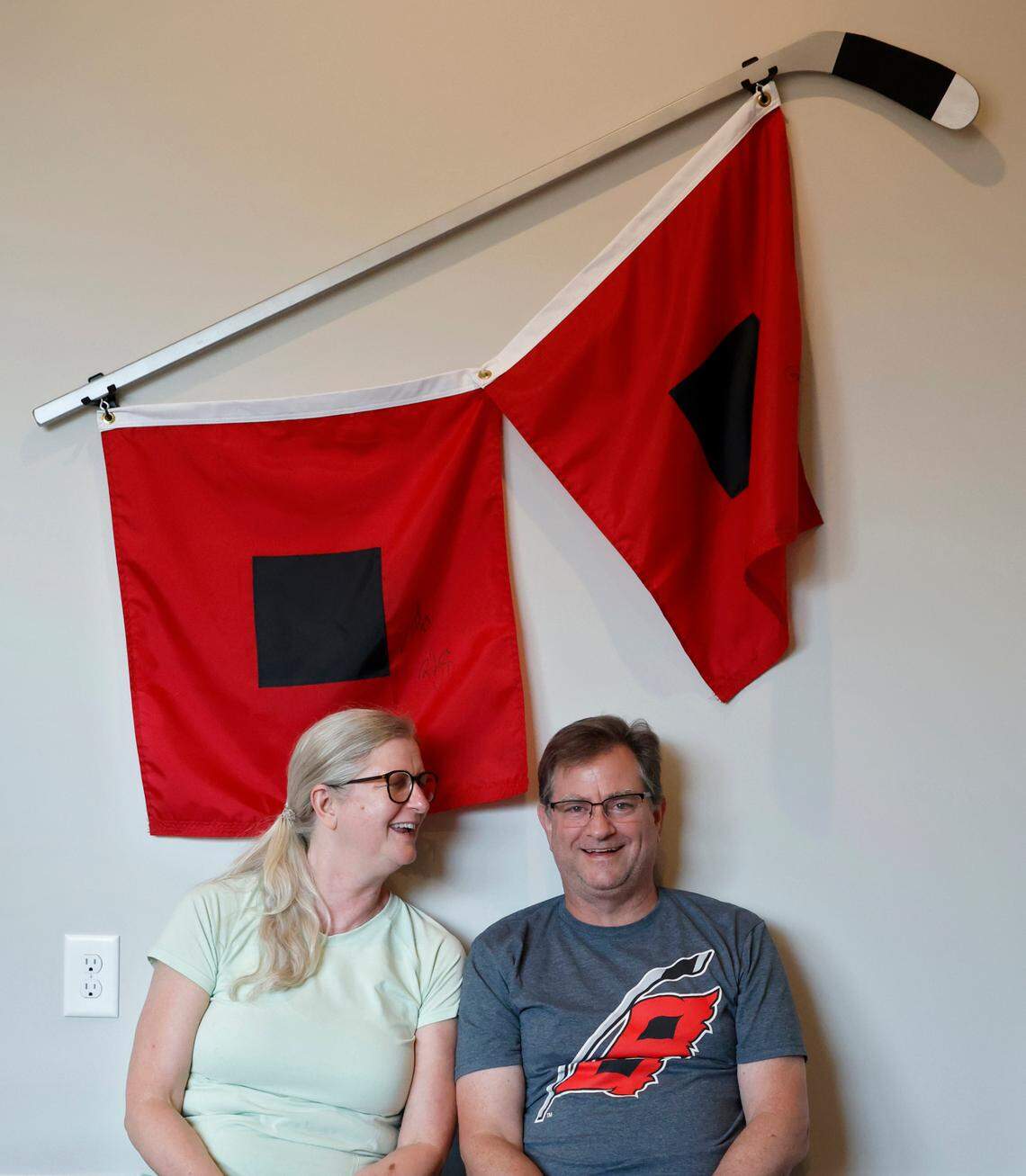 Among the reasons Marianne and Brian McDonald relocated to Cary, N.C., was to be closer to Carolina Hurricanes games.
