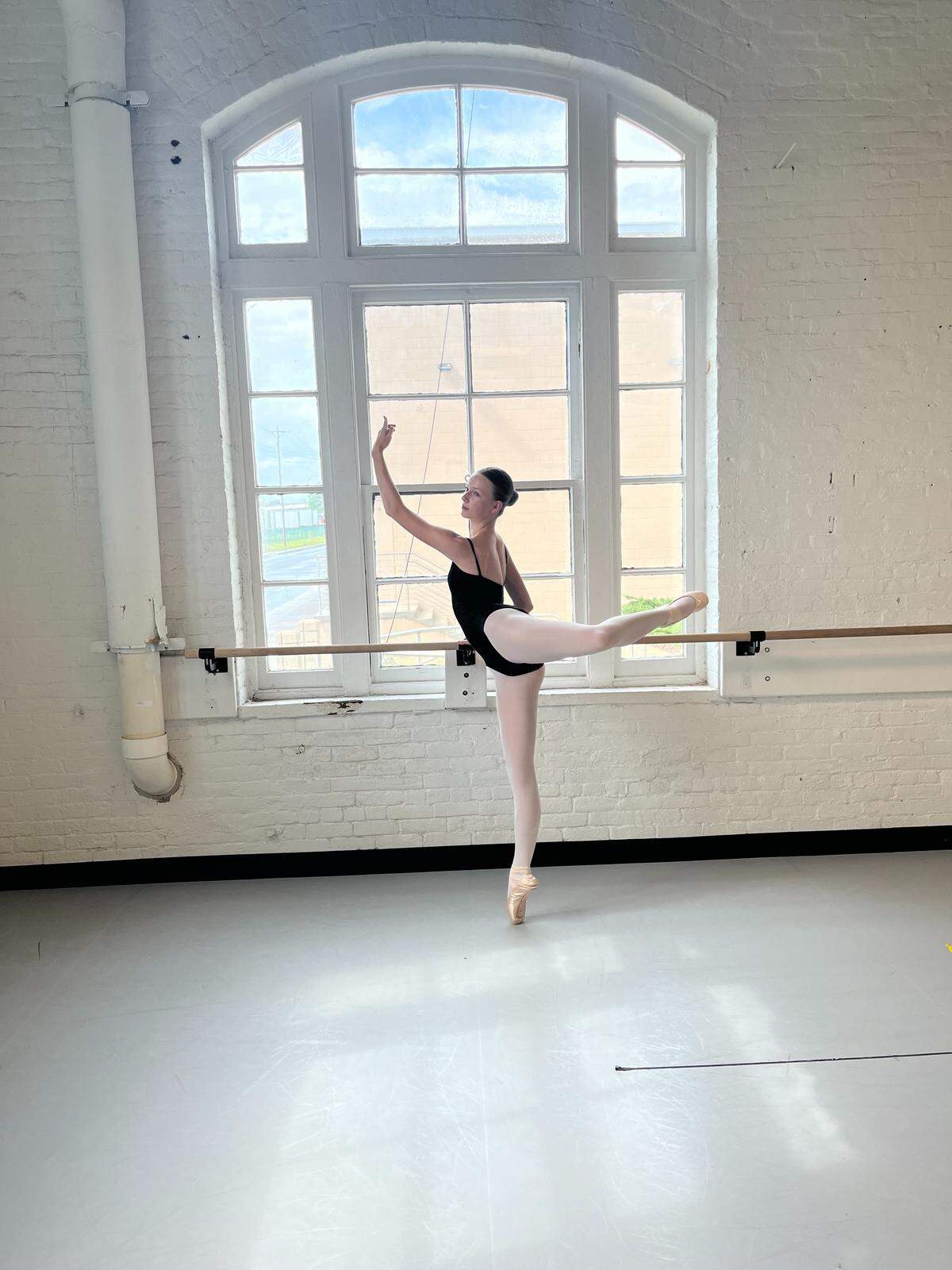 Elle Sylvester is a freshman at Crossroads FLEX in Cary. The high school’s flexible schedule appeals to students who are athletes and performers.