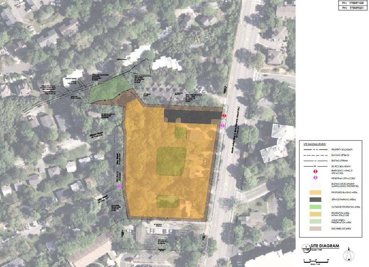 Taft Mills Group and Community Home Trust want to build a 6-story, 190-apartment project on Martin Luther King Jr. Boulevard in Chapel Hill. The apartments would be affordable to households earning up to 60% of the town’s area median income.