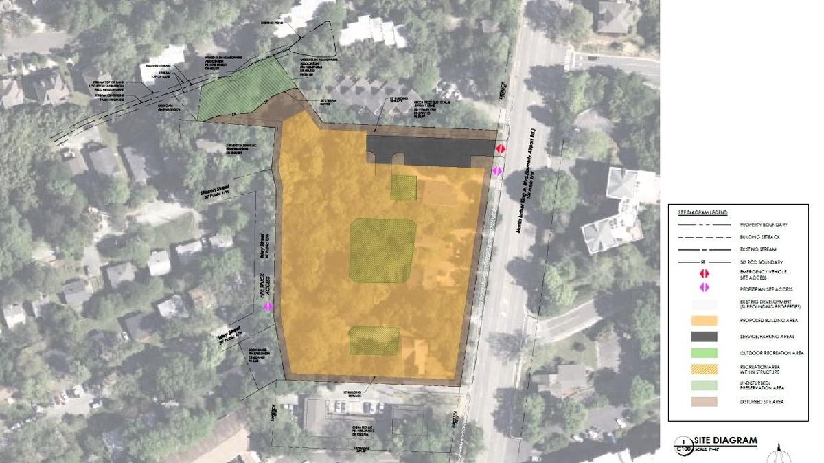 Taft Mills Group and Community Home Trust want to build a 6-story, 190-apartment project on Martin Luther King Jr. Boulevard in Chapel Hill. The apartments would be affordable to households earning up to 60% of the town’s area median income.