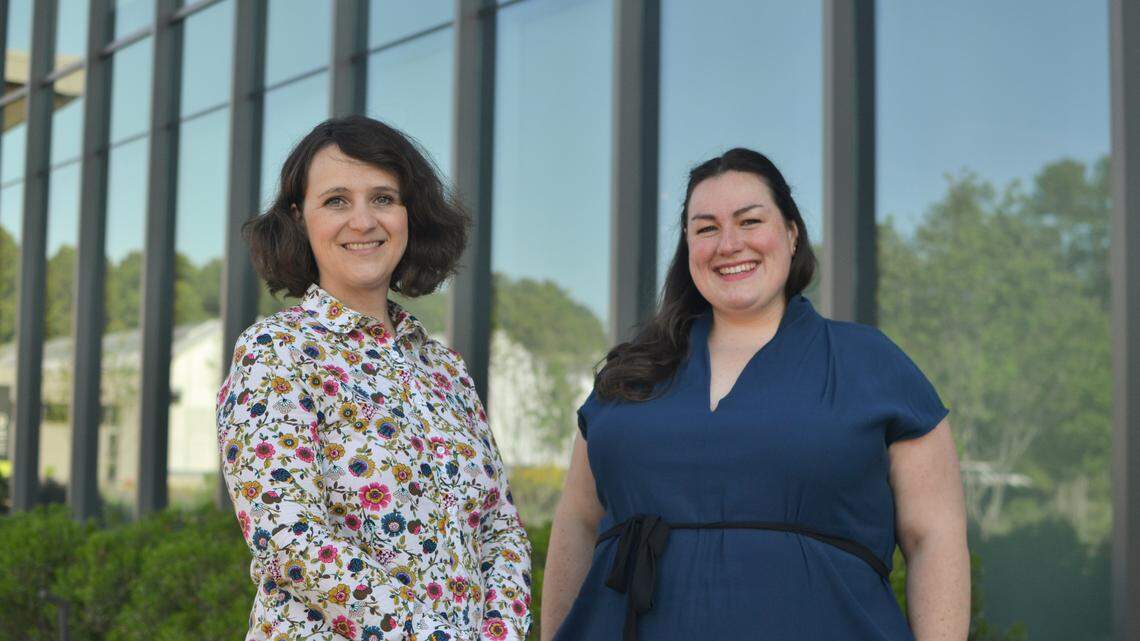 Leila Strickland, left, and Michelle Egger, the co-founders of Biomilq