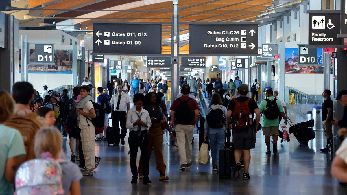 Two airlines will be moving from Terminal 2, seen here, to the smaller Terminal 1 at Raleigh-Durham International Airport.