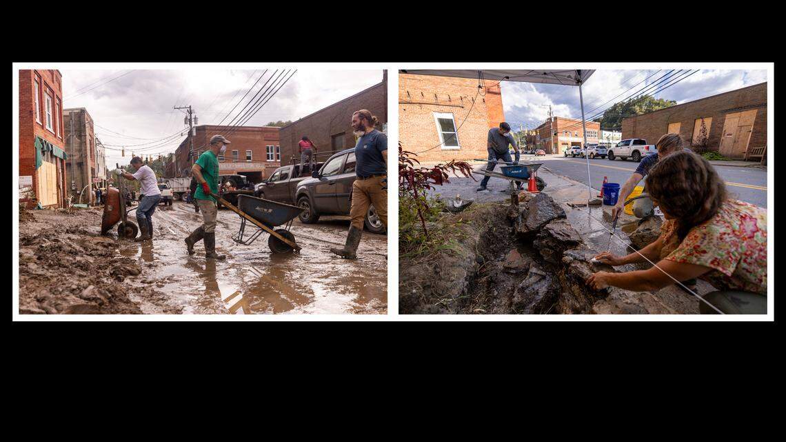 Helene's impact in Western NC: Photos of damage and healing