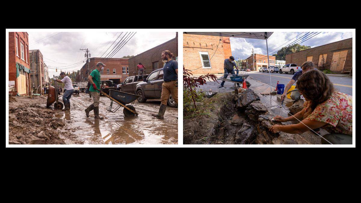 Helene's impact in Western NC: Photos of damage and healing