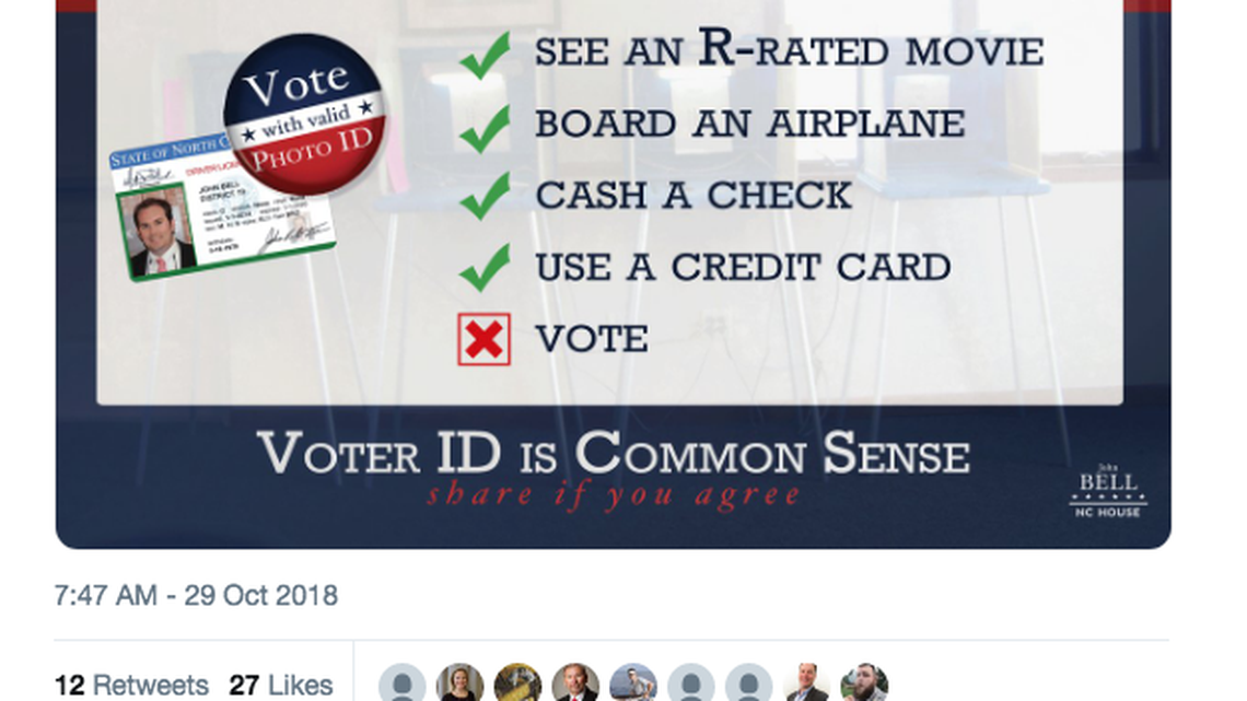 Learn about the North Carolina voter ID amendment, and watch out for misleading claims