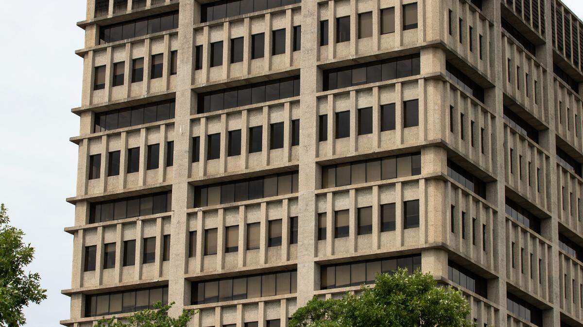 The Mutual Tower building is photographed in Durham, N.C. on Monday, May 23, 2022.
