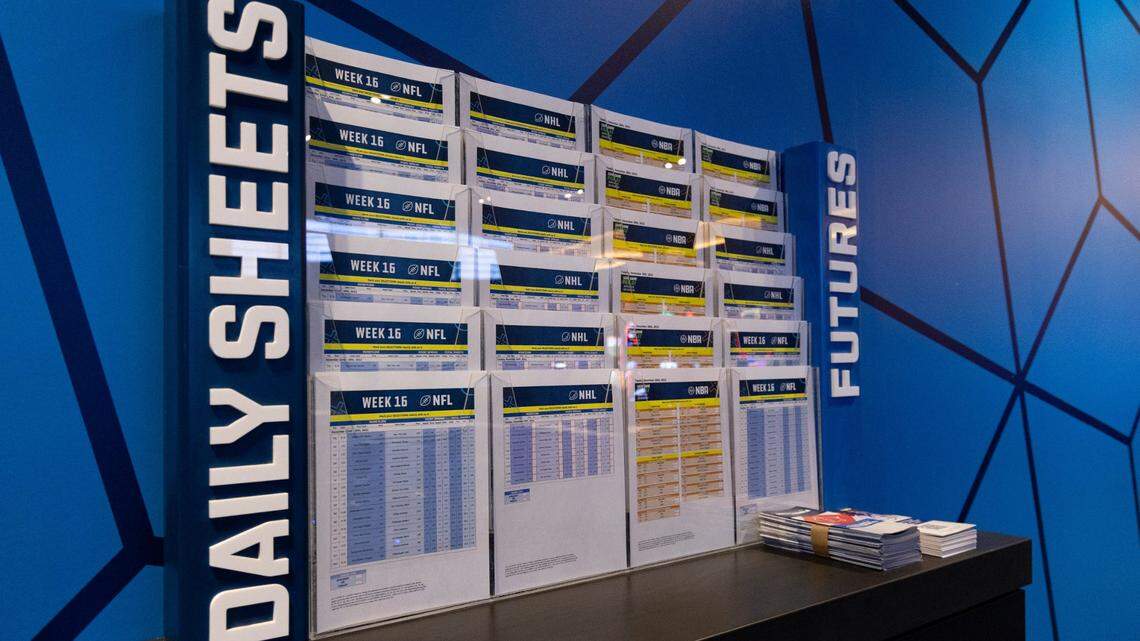 The FanDuel sportsbook location at Cincinnati’s Belterra Park, which opened in 2023.