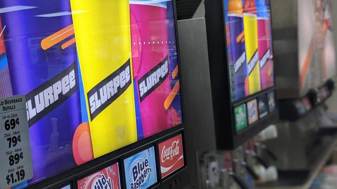 Slurpee devotees can already grab the summer staple. Speedway’s South Miami Blvd. location in Durham recently installed two Slurpee machines.