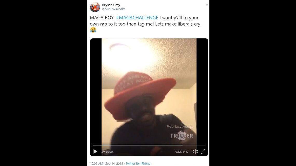 Trump notices NC man’s rap video featuring a giant MAGA hat. He may meet the president