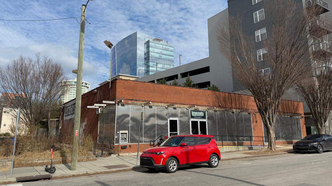Legends Nightclub Complex at 330 W Hargett St. in Raleigh, photographed Friday, Jan. 24, 2025.