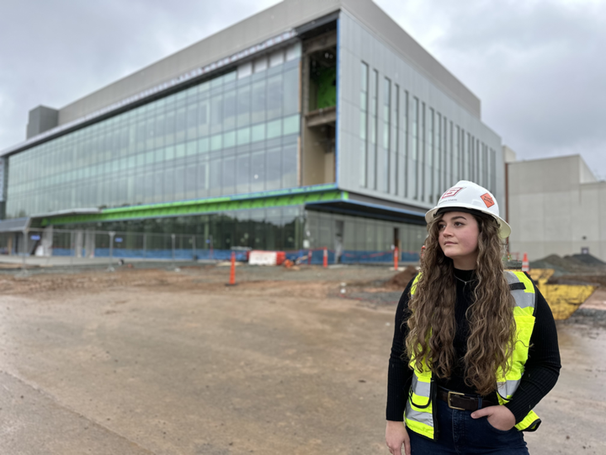 Samantha Demers is one of 1.29 million women working in construction in the U.S., according to data from Labor Bureau.