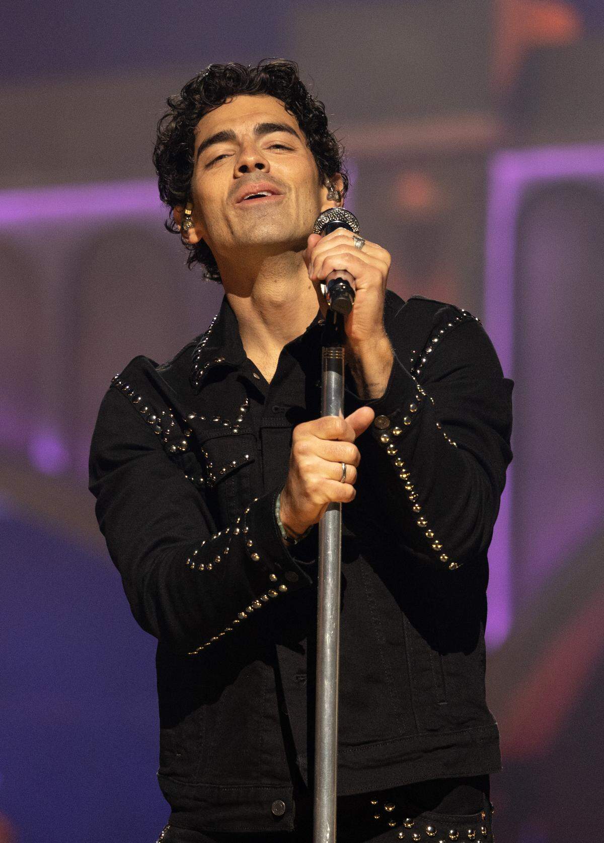 The Jonas Brothers bring their “Jonas 20: Greetings From Your Hometown Tour” to Raleigh, N.C.’s Lenovo Center, Wednesday night, Oct. 29, 2025.
