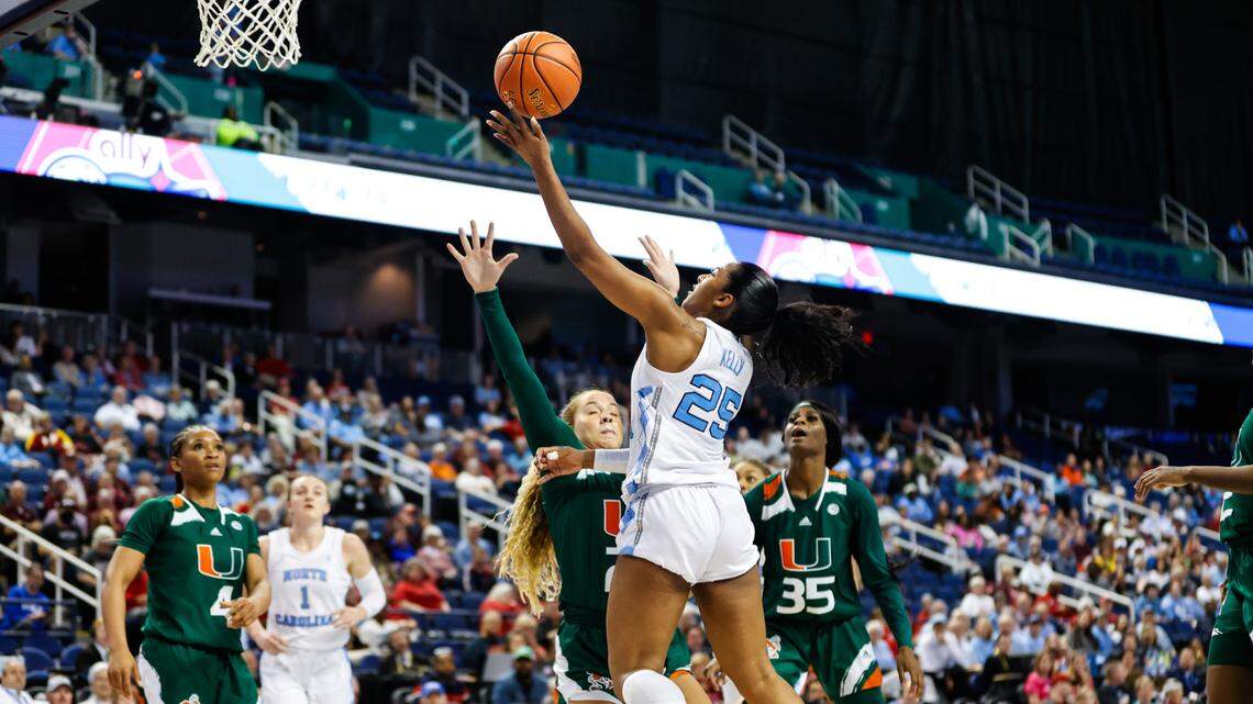 University of North Carolina during the 2024 Ally ACC Women’s Basketball Tournament in Greensboro, N.C. Thursday March 7th, 2024 (Photo by Jaylynn Nash/ACC)