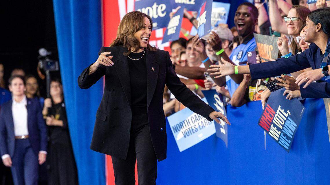 In ‘107 Days’ book, Kamala Harris discusses NC visits, relationship with Cooper