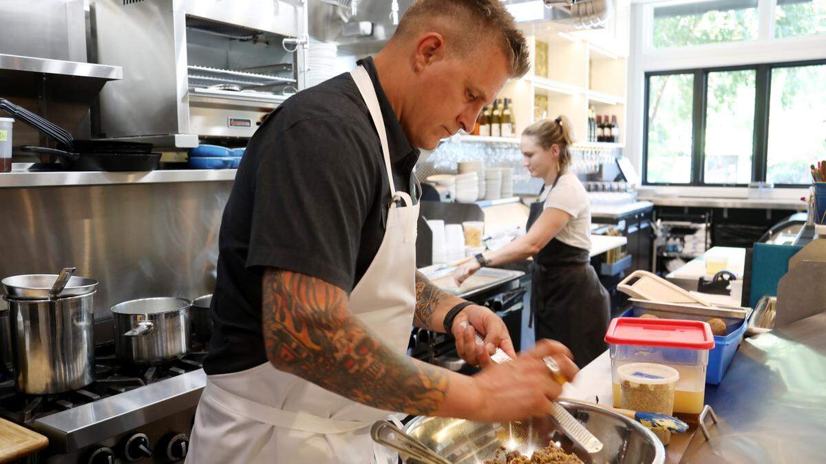 Chef Scott Crawford plans to open three new restaurants in 2024: Brodeto in Raleigh Iron Works; cocktail bar Sous Terre; and Crawford Brothers Steakhouse in Cary’s Fenton development.
