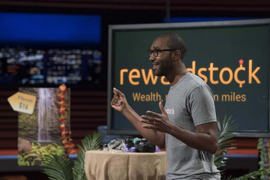On ABC’s “Shark Tank,” Raleigh entrepreneur Jon Hayes pitches RewardStock, an automated travel service that will use your credit card reward points to help you plan your next vacation at a fraction of the cost.  Hayes sold the company in 2020 to financial information giant Experian.